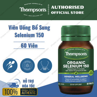 Viên Uống Selen Hữu Cơ 150mcg - Thompson's Organic Selenium 150 - 60 Viên