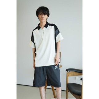 Áo Polo nam form rộng viền cổ khóa kéo cao cấp, áo Polo QC cao cấp, Polo Shirt