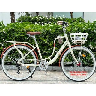 Xe đạp mini nữ Califa Misa ,Taik, Xaming 26inch  (Tặng đệm yên + lục giác)