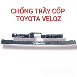 Ốp chống trầy cốp trong, ngoài xe TOYOTA VELOZ 2022-2023-2024 chất liệu TITAN cao cấp