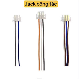Dây công tắc xe máy - Giắc cắm nút công tắc đèn, khởi động, pha cos, xi nhan - Jack 2, 4 chân
