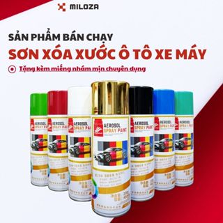 Sơn Ô tô - Sơn Xe Máy - Xóa Vết Xước Ô Tô - Màu Trắng, Đen, Ghi, Bạc, Đỏ, Xanh, Vàng - Bền Màu