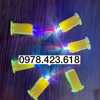 Đèn Led nhỏ xài pin Vỏ vàng và phụ kiện gắn đèn lồng giấy Trung thu - Đèn Ông Sao làm thủ công,hanmade an toàn