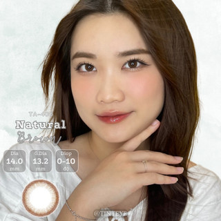 Kính Áp Tròng Tinteye Lens TA-406 Nâu Áp Tròng Siêu Tự Nhiên
