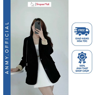 ÁO BLAZER hàng may 2 lớp, 2 túi thật 2 bên, mềm mịn, hàng thiết kế BLZ01