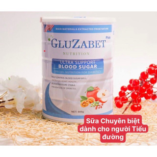Gluzabet 800g- Sữa hạt chuyên dùng cho người Tiếu đường