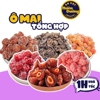 Ô mai xí muội mix vị tổng hợp 500g chua chua ngọt ngọt thiên đường ăn vặt