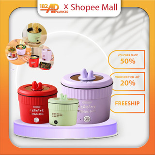 Nồi lẩu điện mini đa năng, Ca nấu mì, Cốc ăn lẩu Cô Đơn dung tích 1.5L công suất 500W phủ chống dính