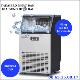 Máy làm đá viên TAKAIPRO TK-HZB80 80Kg/24 giờ - 66 viên đá / lần - Thương hiệu của Nhật Bản