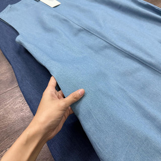 Váy midi denim sát nách dáng A VNXK - 112V01