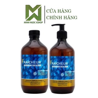 Dầu gội xả phục hồi, tái tạo độ đàn hồi cho tóc Fraicheur Keratin 500ML