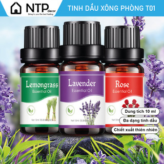 Tinh dầu xông phòng làm thơm phòng tan trong nước sử dụng với máy xông tinh dầu, đèn xông tinh dầu