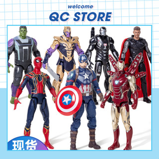 Mô hình spider man người nhện iron man siêu nhân marvel người sắt captain america hulk có khớp giá rẻ ZD Toys QC Store