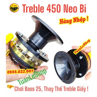 Loa treble thay treble giấy 10cm, loa treble rcf 450 neo bi + phễu 10cm - giá gồm 2 trep 450 + 2 phễu 10, bích, tụ ốc