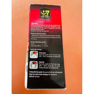 Cà phê hoà tan G7 3in1 (hộp 21 gói x 16g) : KLT 336g