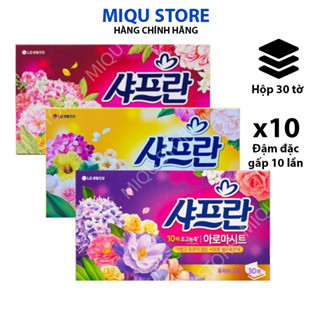 Giấy thơm quần áo LG Hàn Quốc chuyên dụng cho máy SẤY đậm đặc hơn gấp 10 lần | Hộp 30 tờ