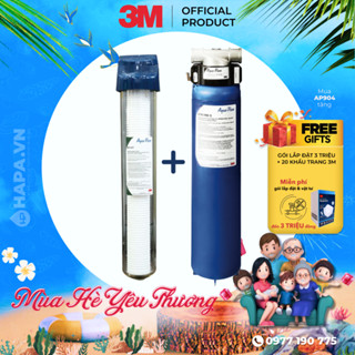 Máy Lọc Nước Đầu Nguồn 3M AP904 AP917HD-S Lọc Tổng Sinh Hoạt Căn Hộ Chung Cư Biệt Thự, Nhập khẩu Mỹ - Hàng Chính Hãng 3M