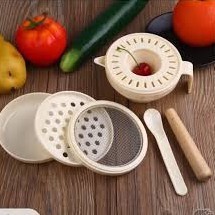 Bộ Dụng Cụ Chế Biến Đồ Ăn Dặm Kiểu Nhật Cho Bé