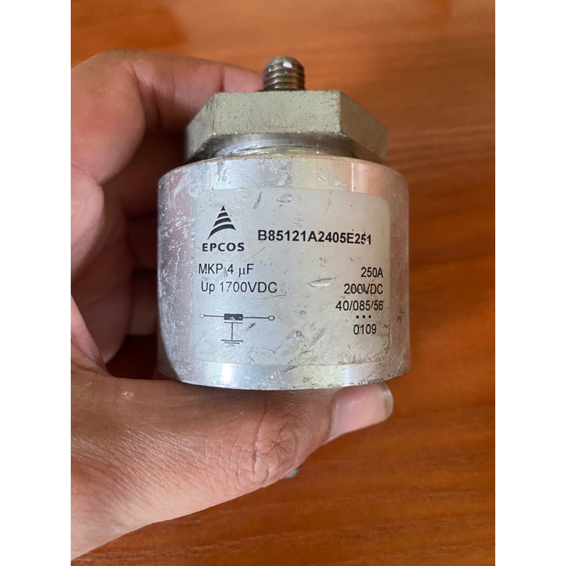 Tụ điện Đức 4uf 1700V phôi bạc