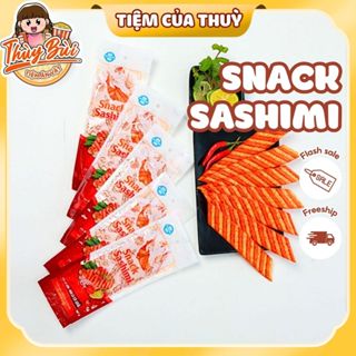 Snack Sashimi Bà Tuyết Diamond, Snack Cá Hồi Nướng làm từ bột mì, Que Cay Tuổi Thơ, Tiệm ăn vặt Thuỳ Bùi