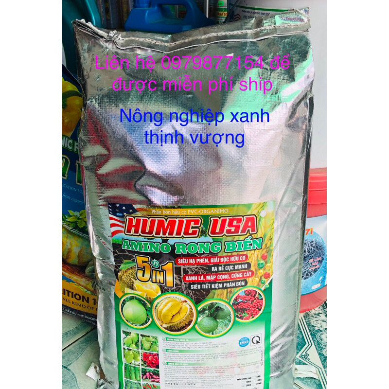 HUMIC USA AMINO RONG BIỂN 5 TRONG 1 20KG
