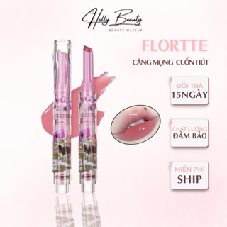 [FLORTTE] Son Dưỡng Thỏi FLORTTE Super Beauty Dạng Bấm,Cho Hiệu Ứng Căng Mọng Trong Veo Holly Beauty
