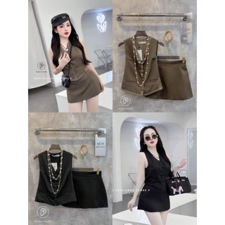 H3/Set gile viền lụa xinh xỉuuuuuu 📌350 sm rêu/đen