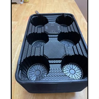 Khay đựng 6 ly trà sữa mang đi TAKE AWAY( 50 cái ) khay đựng 6 bánh khay đựng 6 ly nhựa