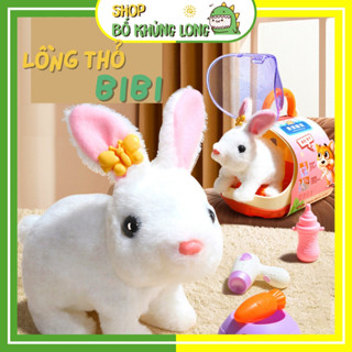 Đồ Chơi Thỏ Cà Rốt Bông Biết Nhảy Biết Kêu Bibi Đồ Chơi Chó Bông Biết Đi Biết Sủa Đồ Chơi Cho Bé Gái - BỐ KHỦNG LONG