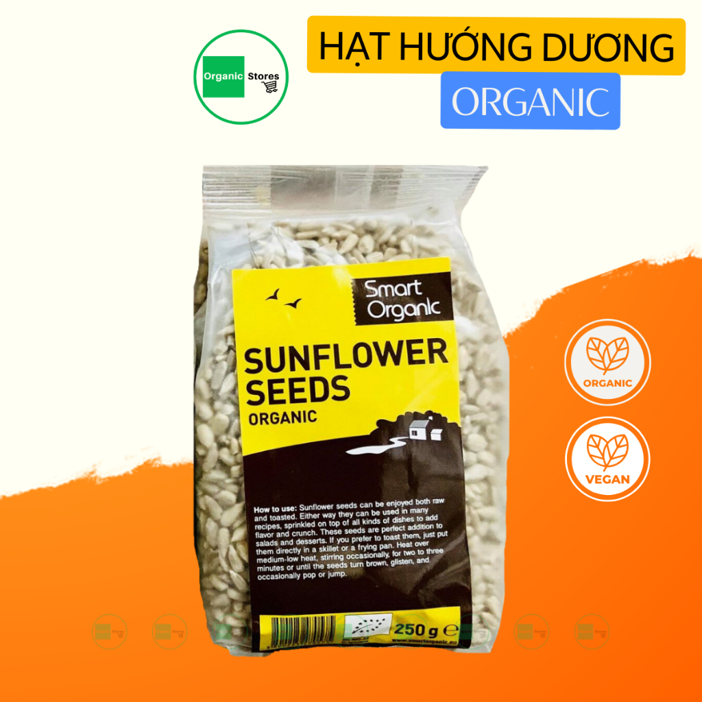 Hạt hướng dương hữu cơ đã bóc vỏ (Markal - Smart Organic)
