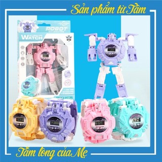 Đồng Hồ Đeo Tay Điện Tử Lắp Ghép Biến Hình Robot Cực Ngầu