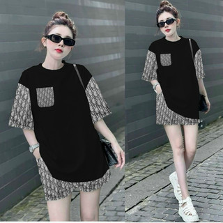 SET NGẮN COTTON PHỐI TÚI 3D CAO CẤP
