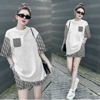 SET NGẮN COTTON PHỐI TÚI 3D CAO CẤP