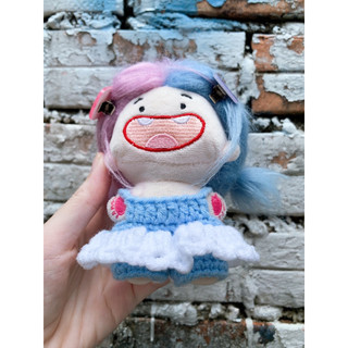 Bộ yếm len cho Doll 10cm