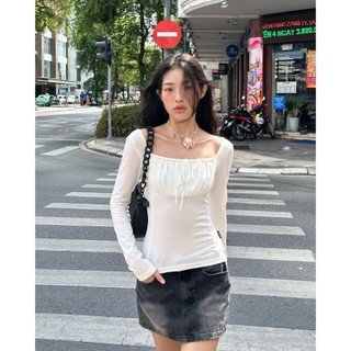 Áo Kiểu Nữ Tay Dài Cotton Lụa Mỏng PRADIES - Charming