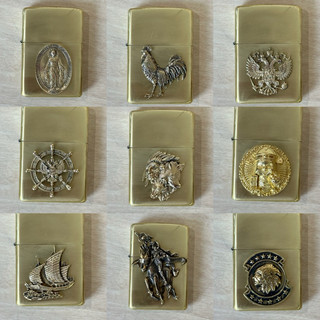 Emblem, Hình Dán Zippo Đồng Nguyên Khối
