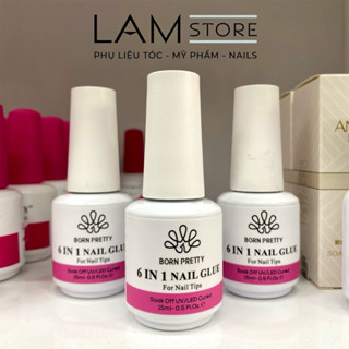 Glue gel 6 in 1 dùng làm cứng móng, úp móng, ẩn phụ kiện, làm base LAM STORE