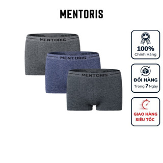 Combo 3 quần sịp đùi Mentoris MBF05 dệt liền không đườn may chất liệu tốt nhất hiện nay