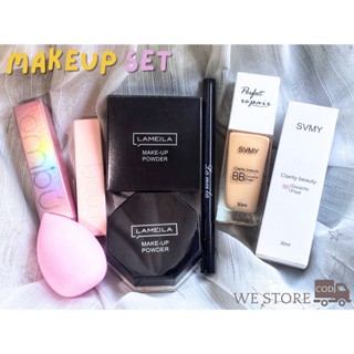 Bộ Trang Điểm 5 món BWP 3 MÀU MAKEUP SET đầy đủ đi chơi dự tiệc tiện lợi