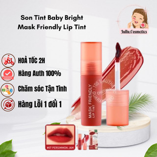 Son tint baby bright mask friendly lip tint không lem không gây thâm môi 2.4g