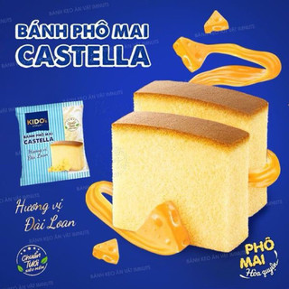5 bánh bông lan tươi phô mai castella 40g/gói