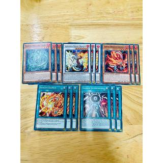 Set thẻ bài tenpai sangen dragon 15 lá LEDE
