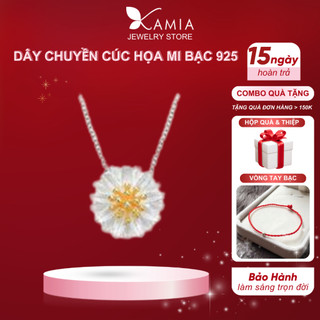 Dây chuyền bạc 925 Cúc họa mi dễ thương đáng yêu KAMIA