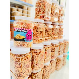 MỰC SỢI HẤP NƯỚC DỪA Hủ 500gr