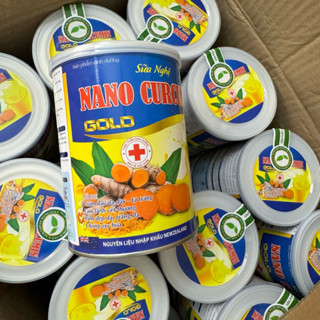 400g sữa nghệ NANO CURCUMIN GOLD TAM THẤT XẠ ĐEN hỗ trợ giảm loét dạ dày tá tràng lành vết thương sau mổ