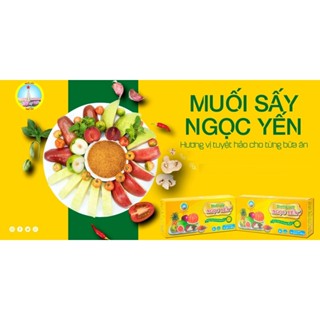 Hộp 18 gói muối Ngọc Yến 20gr muối chấm trái cây gói nhỏ tiện lợi