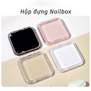 Hộp đựng Nailbox, Nail box đựng móng tay giả,hộp Mika trong suốt dựng móng