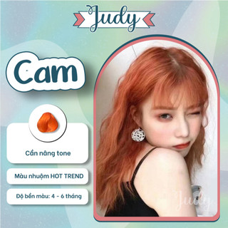 Thuốc nhuộm tóc Cam hot trend + tặng kèm trợ nhuộm