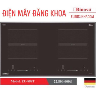 ( tặng vỉ nướng inox , chảo ) BẾP TỪ ĐỨC BINOVA EU-888T