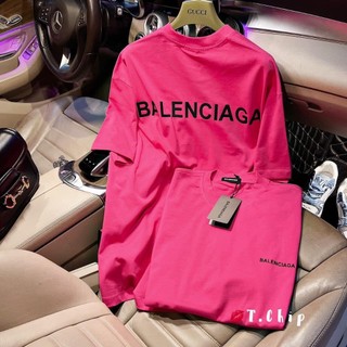 Áo phông rộng nữ màu hồng sen in chữ BALEN, chất vải cotton 100% thoáng mát, mềm mịn.